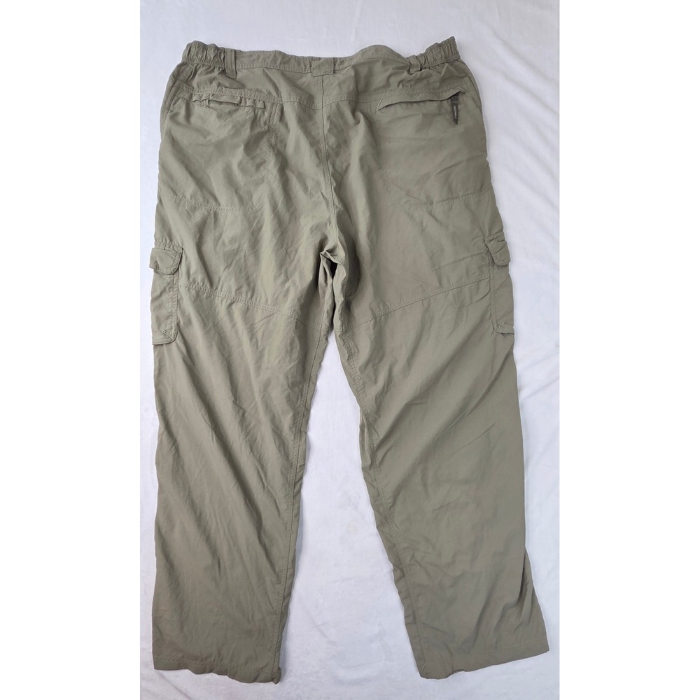 Columbia Cargo Pants Mens XL Green Excellent Titanium Hiking Outdoor TM8285 - Picture 8 of 9